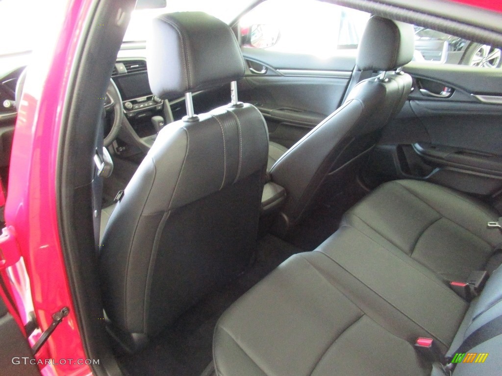 Black Interior 2018 Honda Civic EX-L Navi Hatchback Photo #139527901