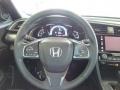 Black 2018 Honda Civic EX-L Navi Hatchback Steering Wheel