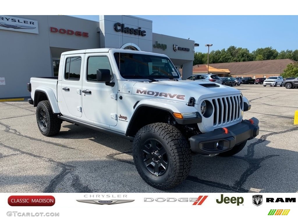 2021 Gladiator Mojave 4x4 - Bright White / Black photo #1