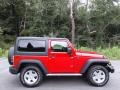 2014 Flame Red Jeep Wrangler Sport 4x4  photo #6
