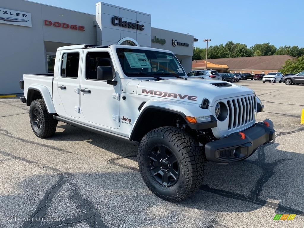 Bright White 2021 Jeep Gladiator Mojave 4x4 Exterior Photo #139528330