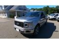2020 Iconic Silver Ford F150 XL SuperCab 4x4  photo #3