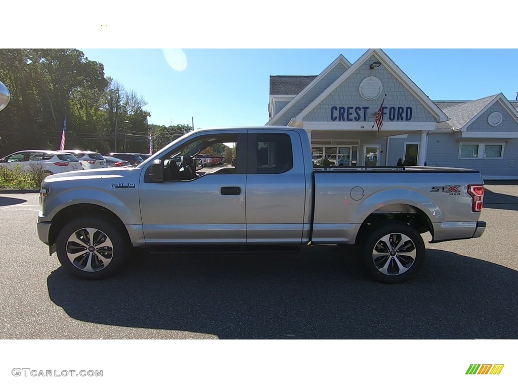 2020 F150 XL SuperCab 4x4 - Iconic Silver / Medium Earth Gray photo #4