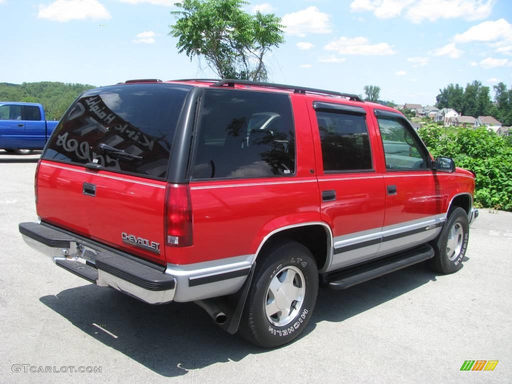 1996 Tahoe LT 4x4 - Victory Red / Gray photo #4