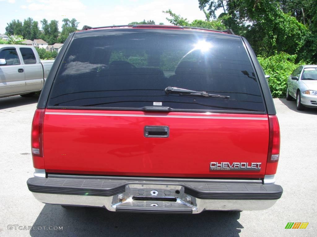 1996 Tahoe LT 4x4 - Victory Red / Gray photo #5