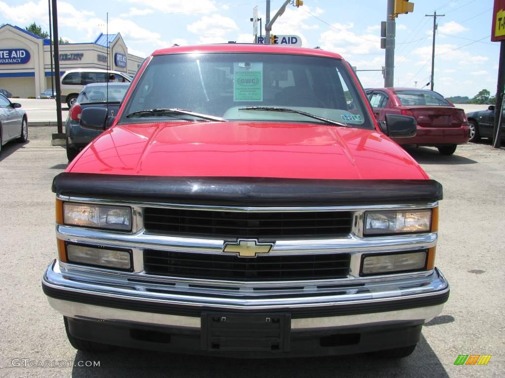 1996 Tahoe LT 4x4 - Victory Red / Gray photo #9