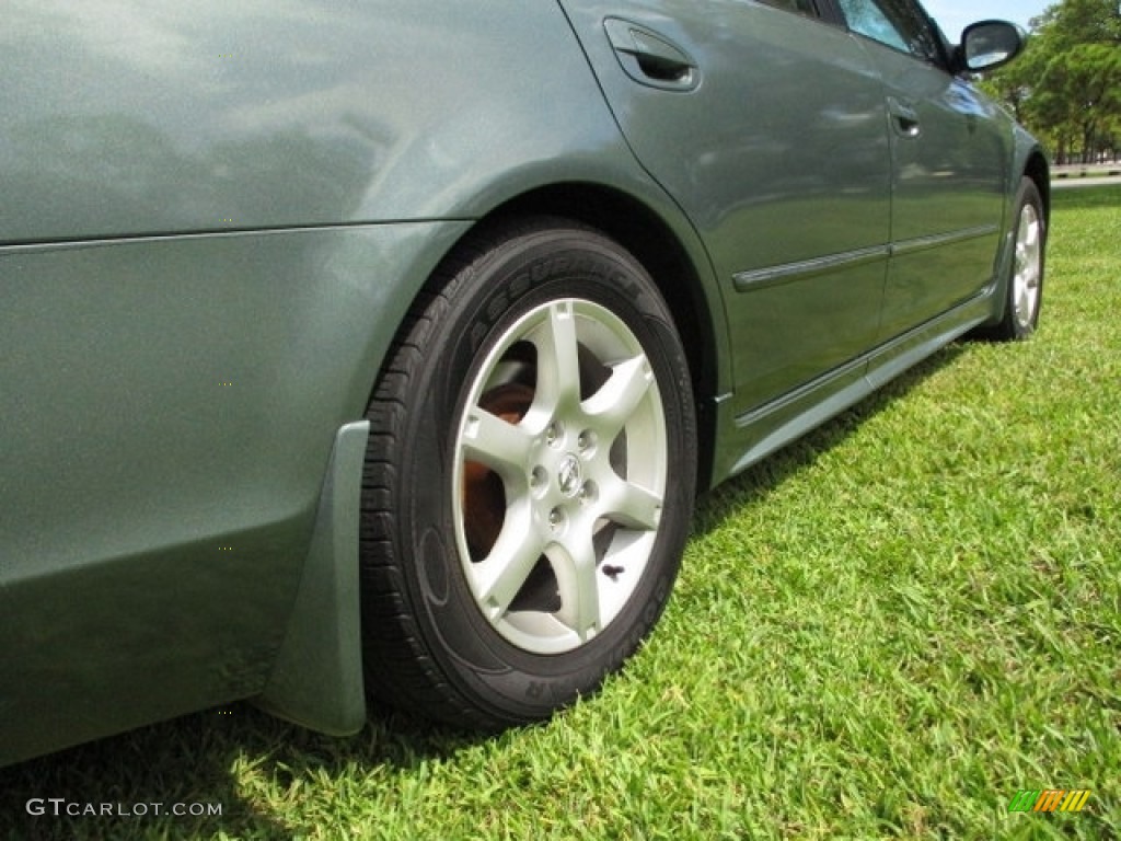 2005 Altima 2.5 S - Mystic Emerald Green / Blond photo #37