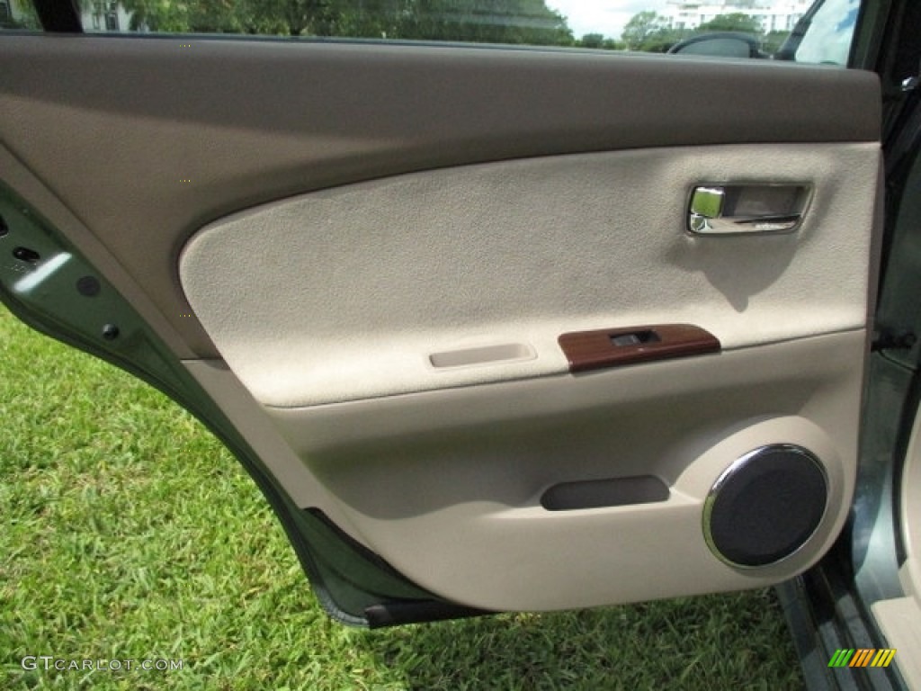 2005 Altima 2.5 S - Mystic Emerald Green / Blond photo #40