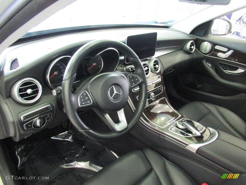 2016 C 300 4Matic Sedan - Diamond Silver Metallic / Black photo #27