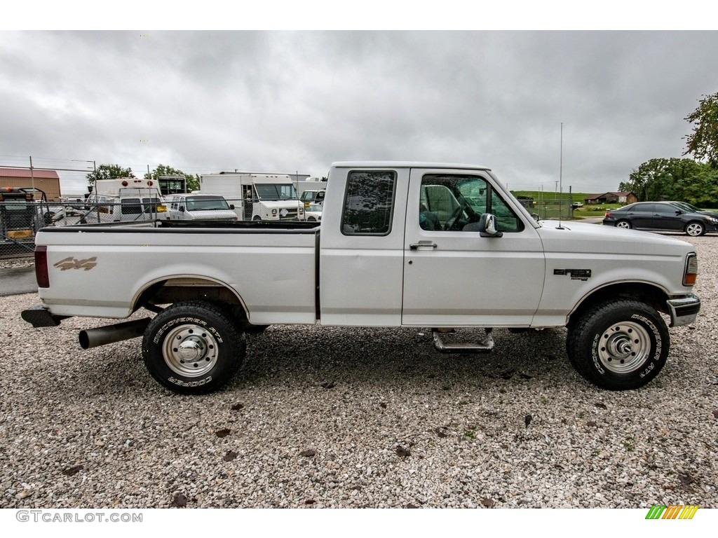 Oxford White 1996 Ford F250 XL Extended Cab 4x4 Exterior Photo #139531683