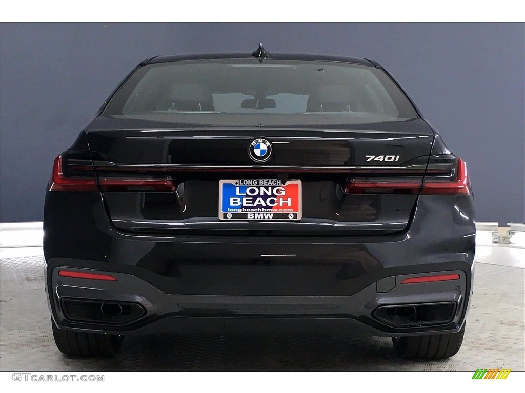 2021 7 Series 740i Sedan - Black Sapphire Metallic / Black photo #4