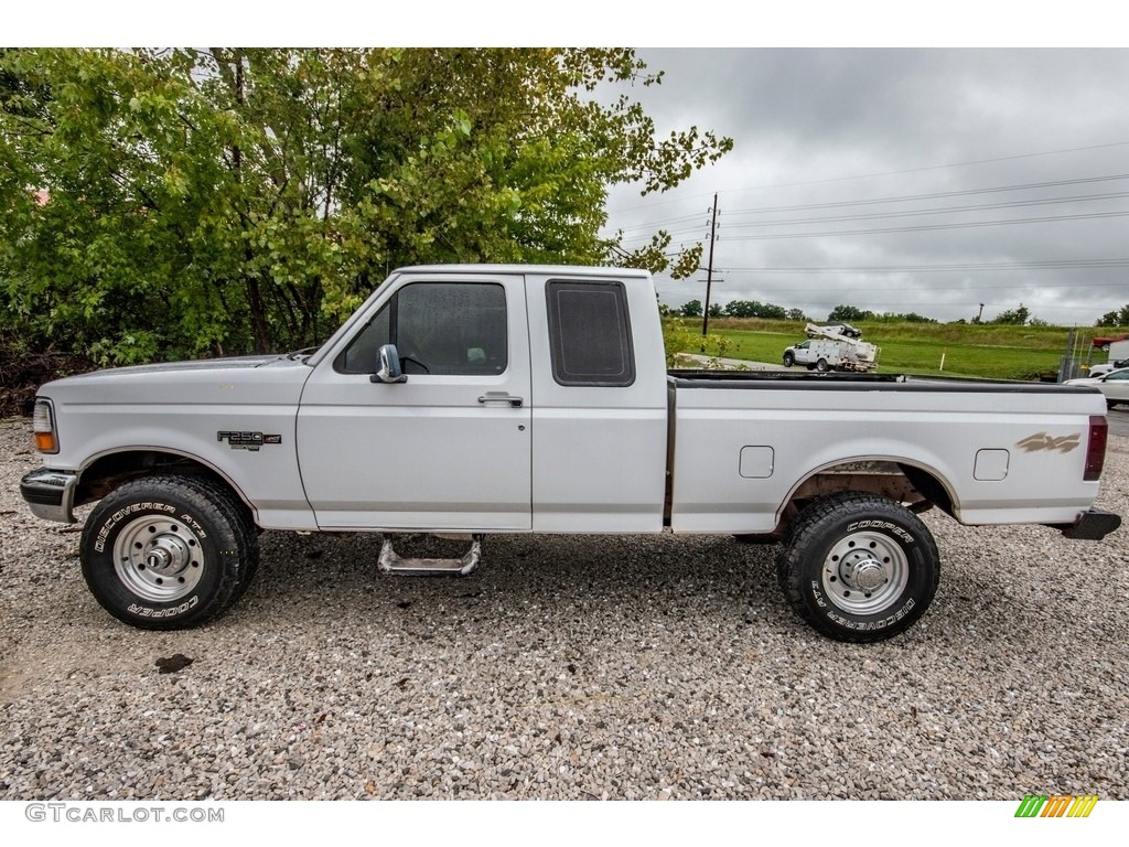 Oxford White 1996 Ford F250 XL Extended Cab 4x4 Exterior Photo #139531768