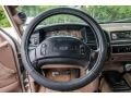 Beige 1996 Ford F250 XL Extended Cab 4x4 Steering Wheel