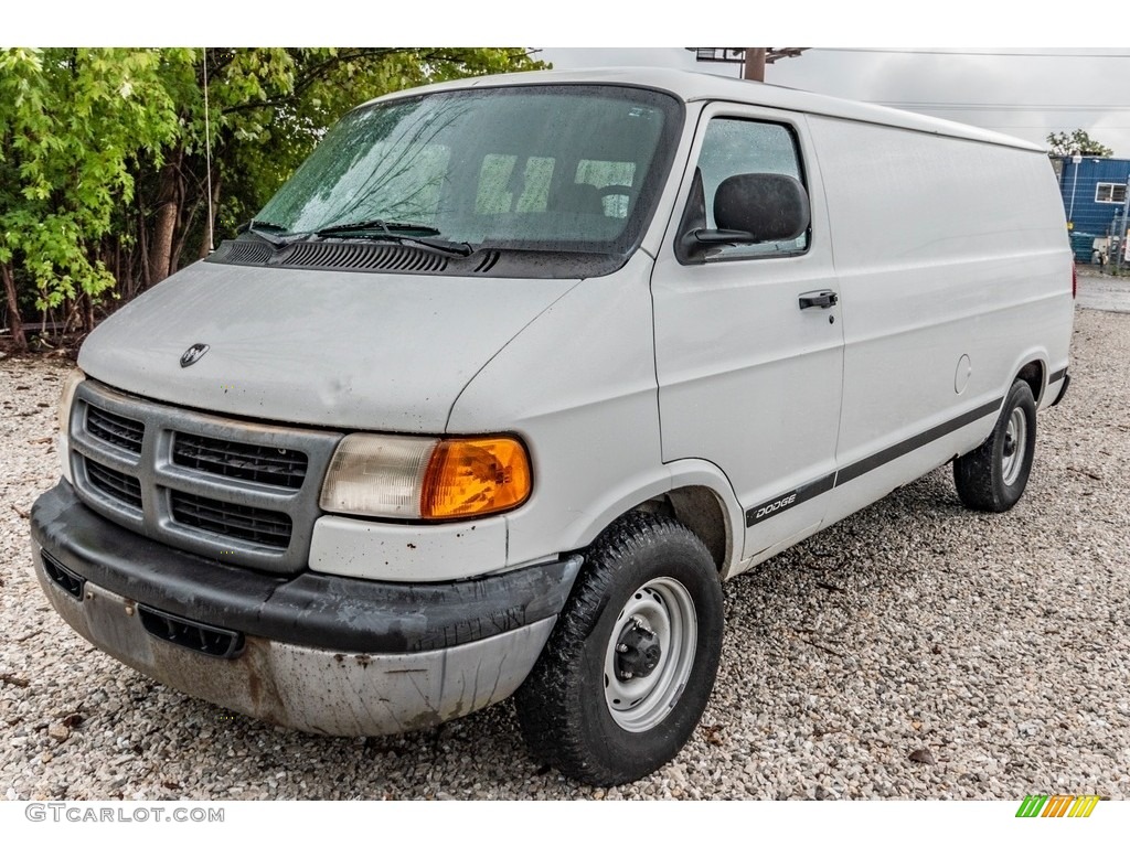 1999 Ram Van 1500 Commercial - Bright White / Mist Gray photo #8