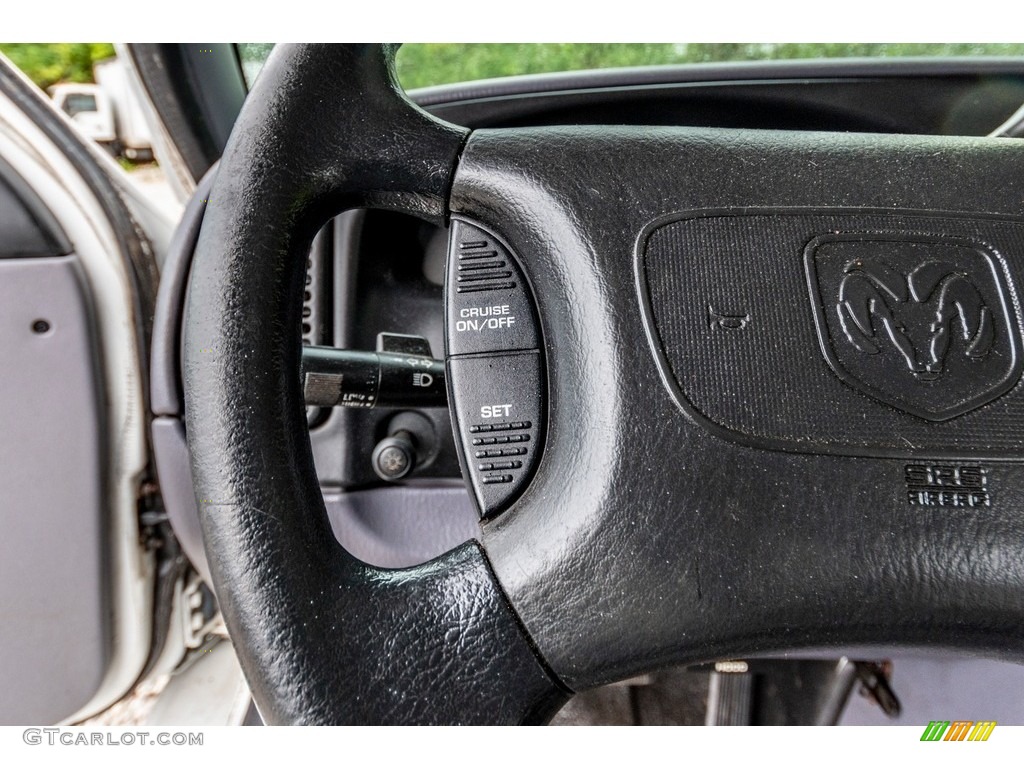 1999 Dodge Ram Van 1500 Commercial Mist Gray Steering Wheel Photo #139533520