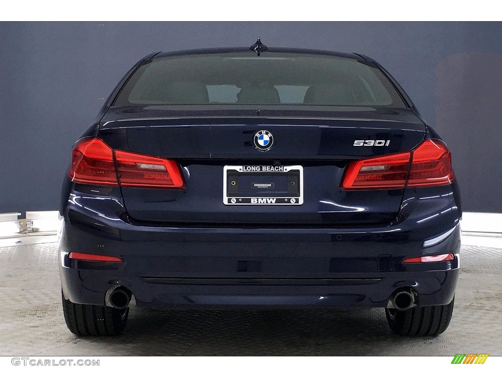 2017 5 Series 530i Sedan - Imperial Blue Metallic / Black photo #3