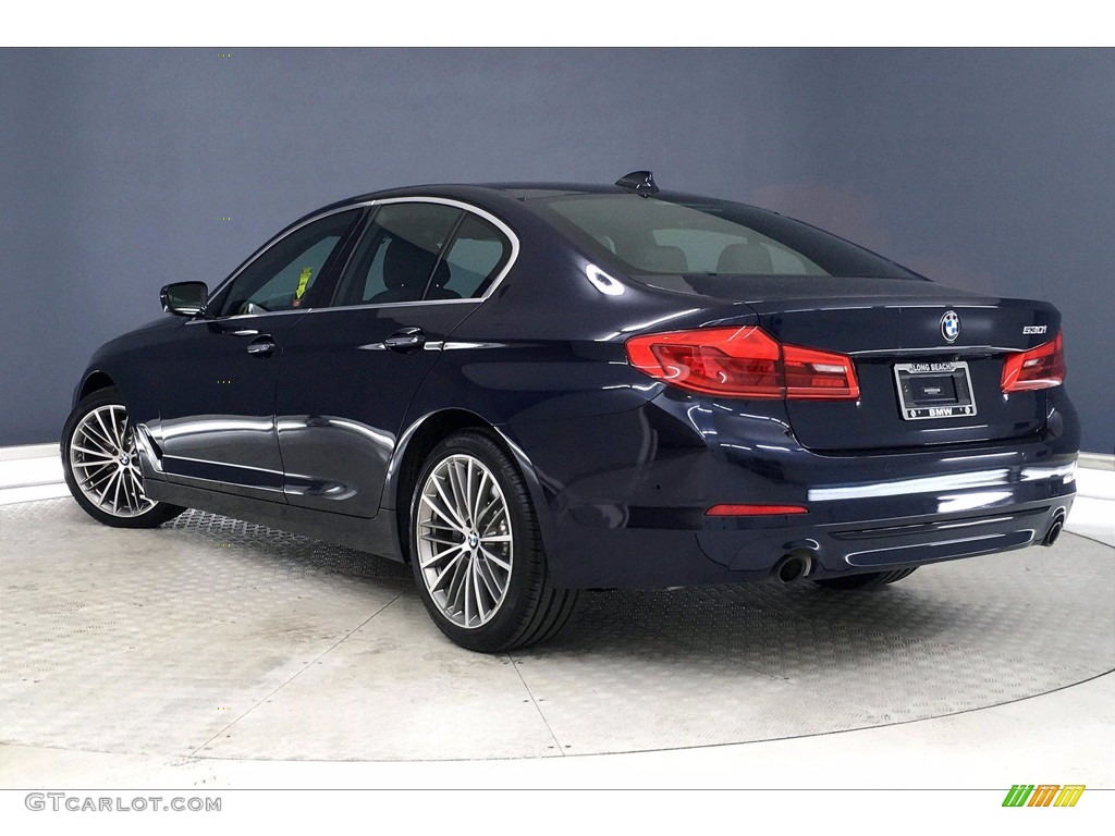 2017 5 Series 530i Sedan - Imperial Blue Metallic / Black photo #10