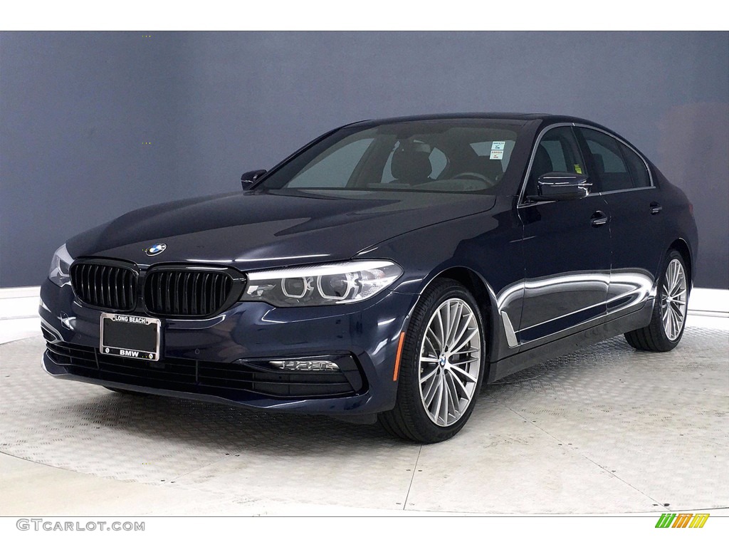 2017 5 Series 530i Sedan - Imperial Blue Metallic / Black photo #12
