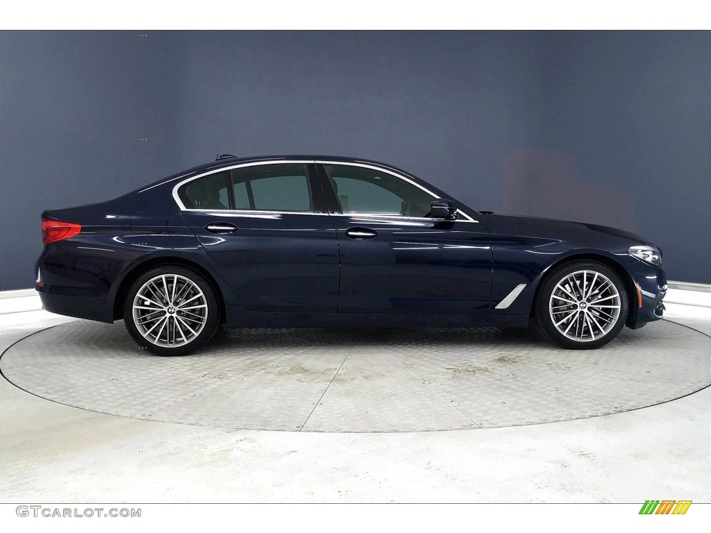2017 5 Series 530i Sedan - Imperial Blue Metallic / Black photo #14