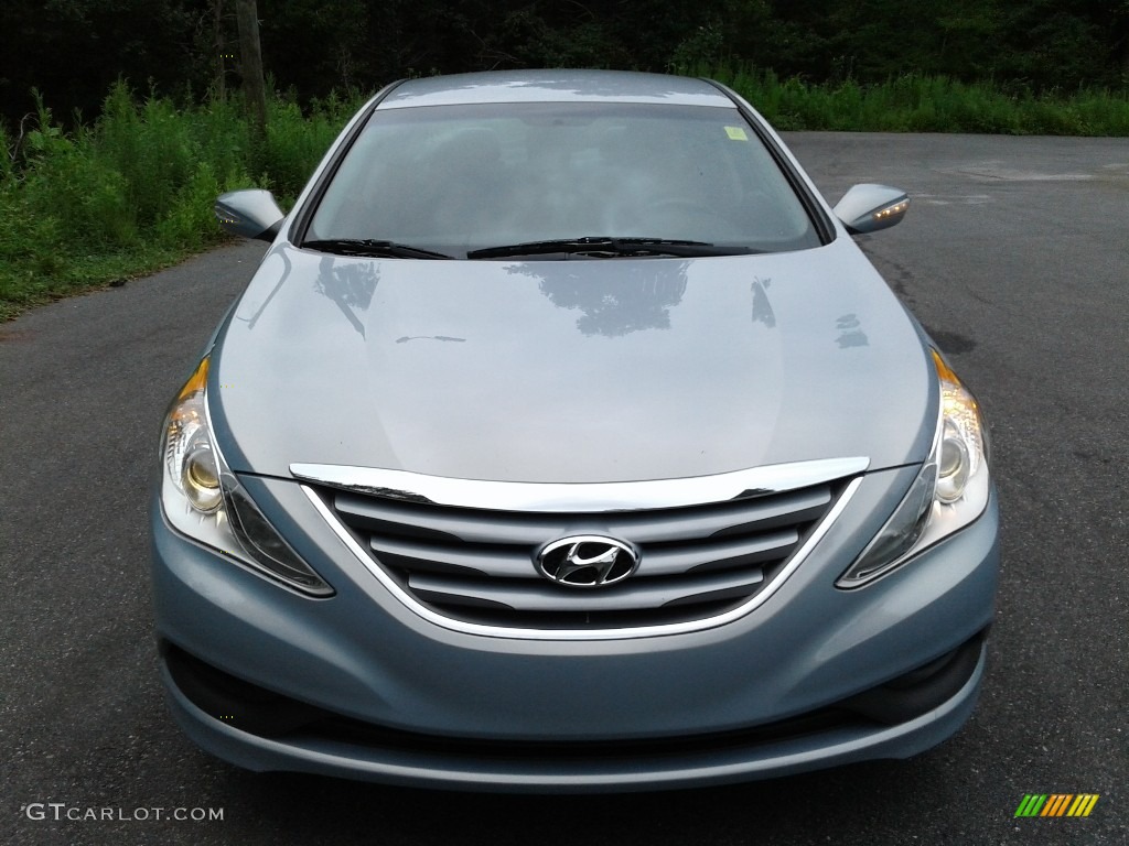 2014 Sonata GLS - Iridescent Silver Blue Pearl / Gray photo #4