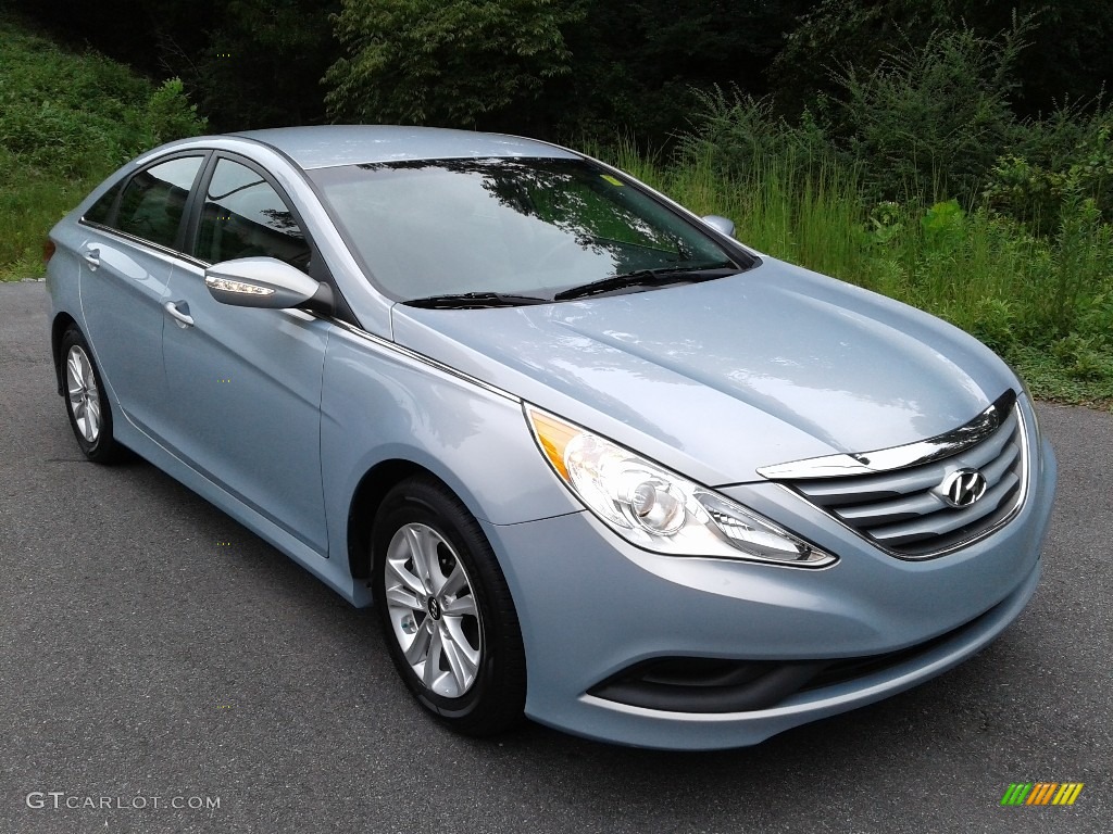 2014 Sonata GLS - Iridescent Silver Blue Pearl / Gray photo #5