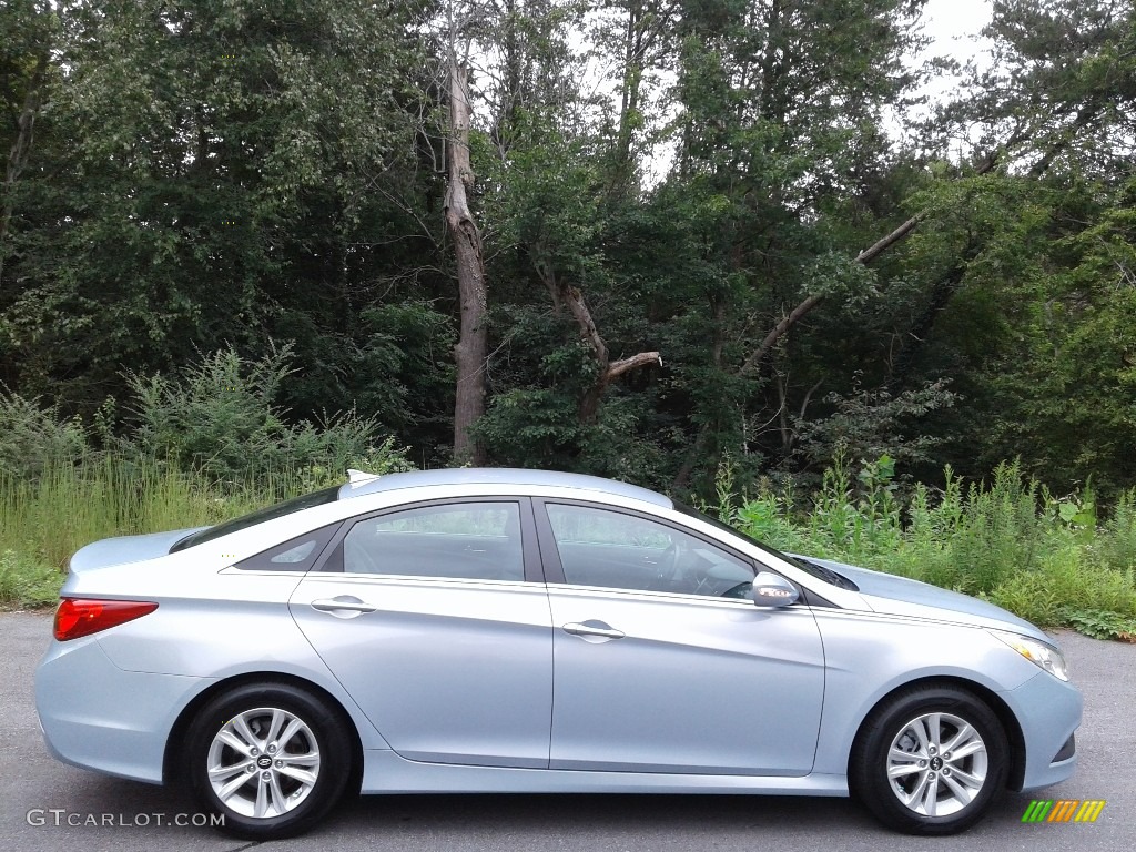 2014 Sonata GLS - Iridescent Silver Blue Pearl / Gray photo #6