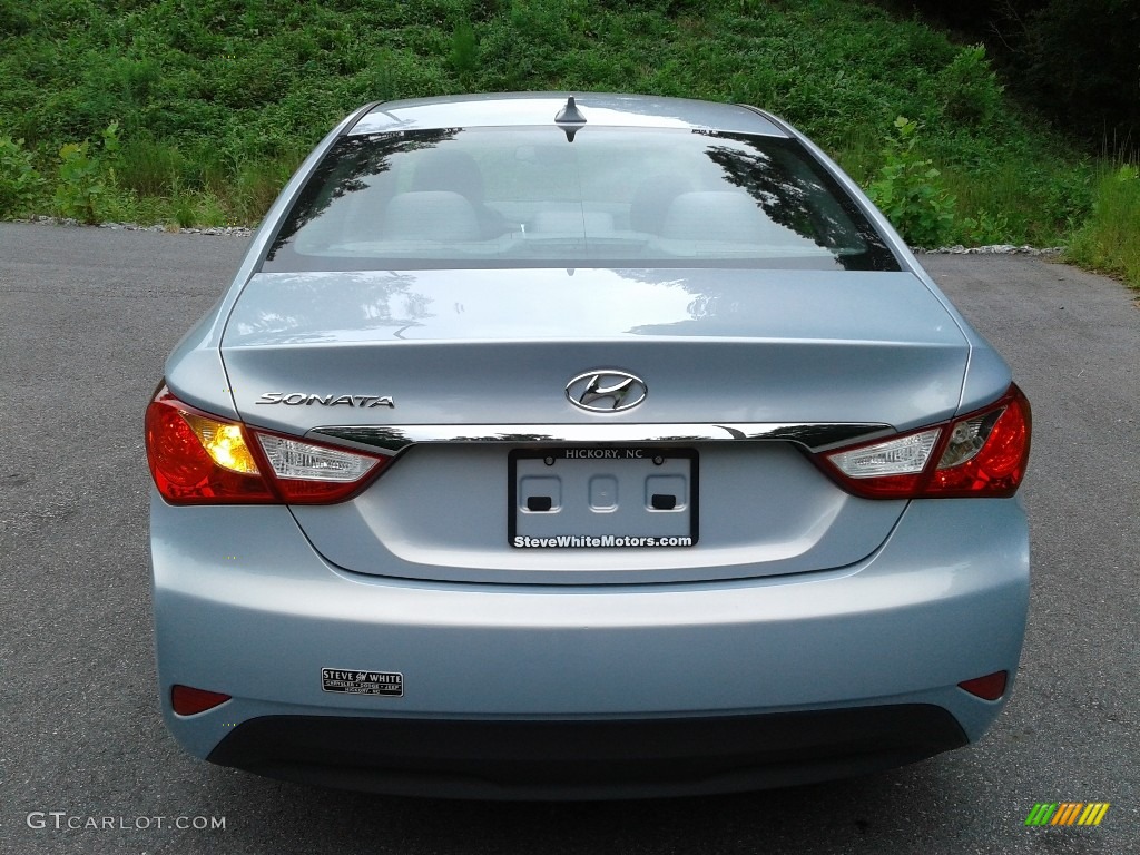 2014 Sonata GLS - Iridescent Silver Blue Pearl / Gray photo #8
