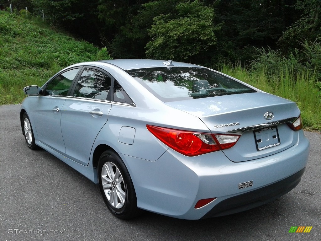 2014 Sonata GLS - Iridescent Silver Blue Pearl / Gray photo #9