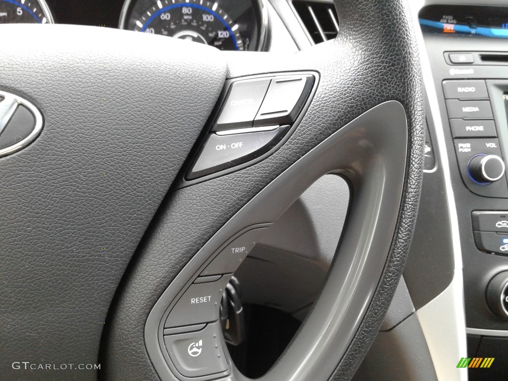 2014 Sonata GLS - Iridescent Silver Blue Pearl / Gray photo #19