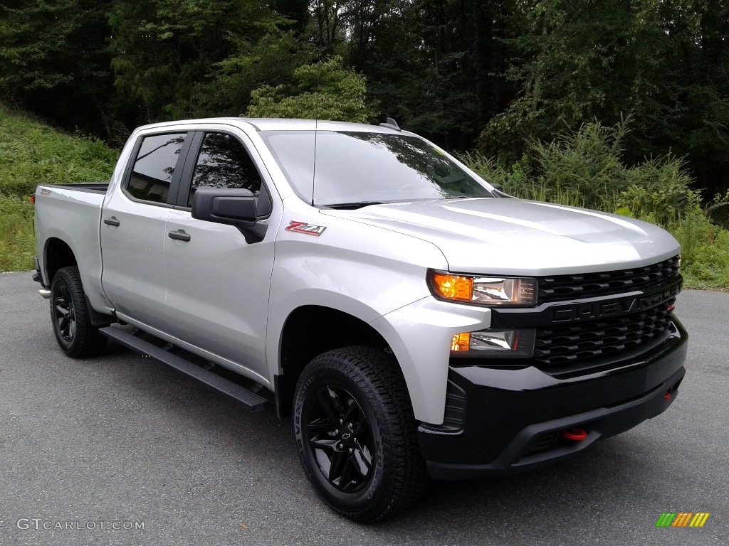 Silver Ice Metallic 2020 Chevrolet Silverado 1500 Custom Trail Boss Double Cab 4x4 Exterior Photo #139534552