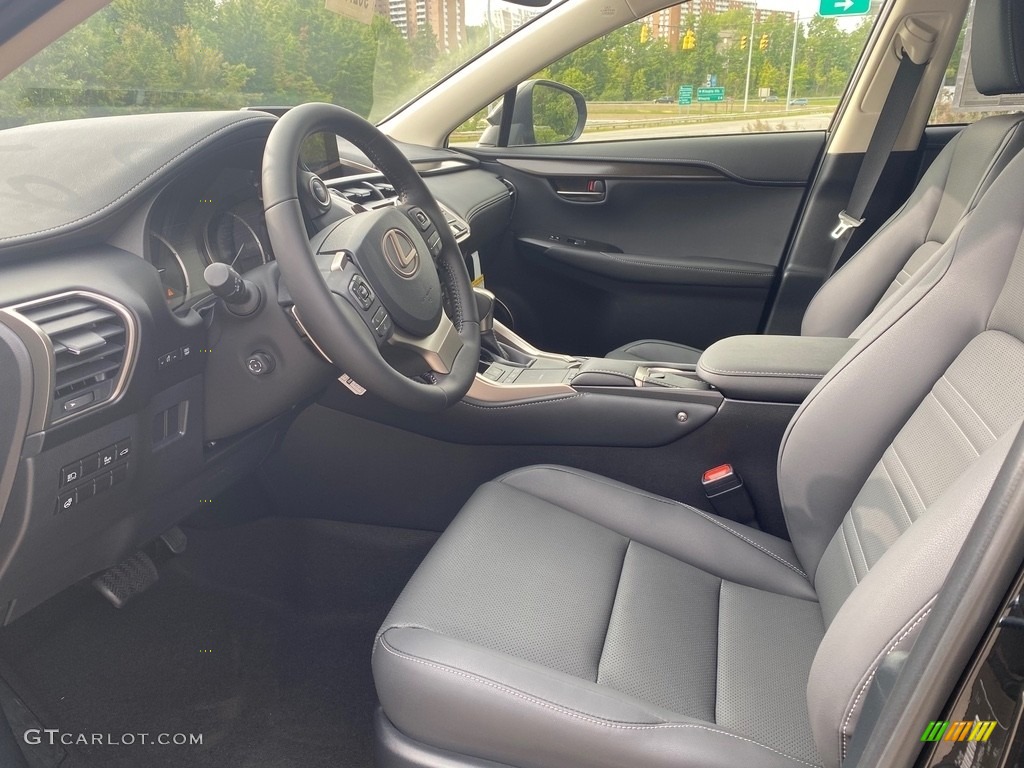 Black Interior 2020 Lexus NX 300h AWD Photo #139535621