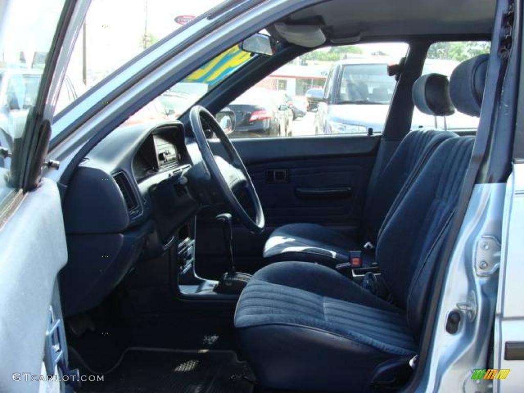 1992 Corolla DX Sedan - Ice Blue Pearl Metallic / Blue photo #7