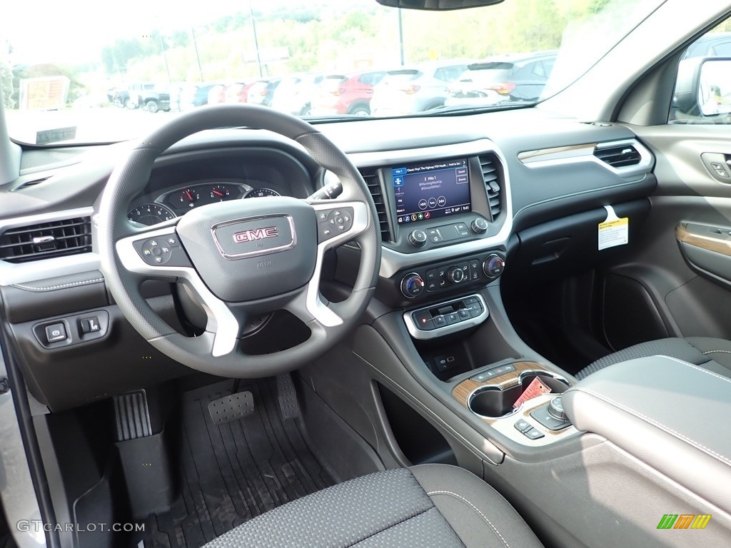 Jet Black Interior 2021 GMC Acadia SLE AWD Photo #139536500