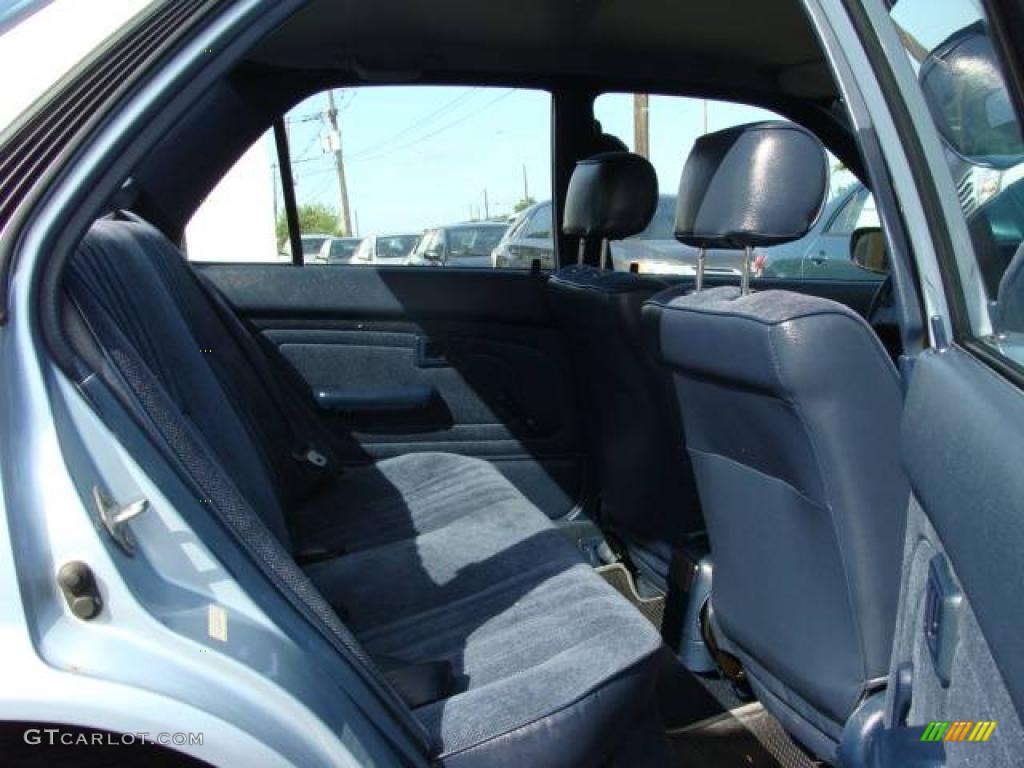 1992 Corolla DX Sedan - Ice Blue Pearl Metallic / Blue photo #12