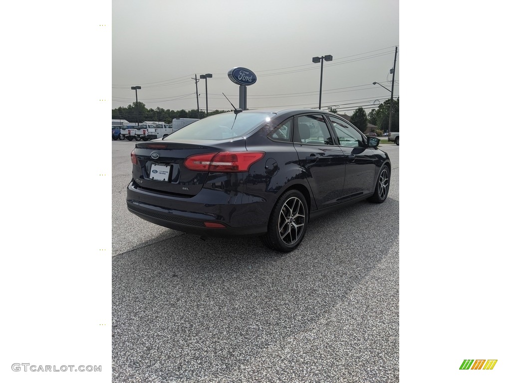 2017 Focus SEL Sedan - Kona Blue / Charcoal Black photo #5