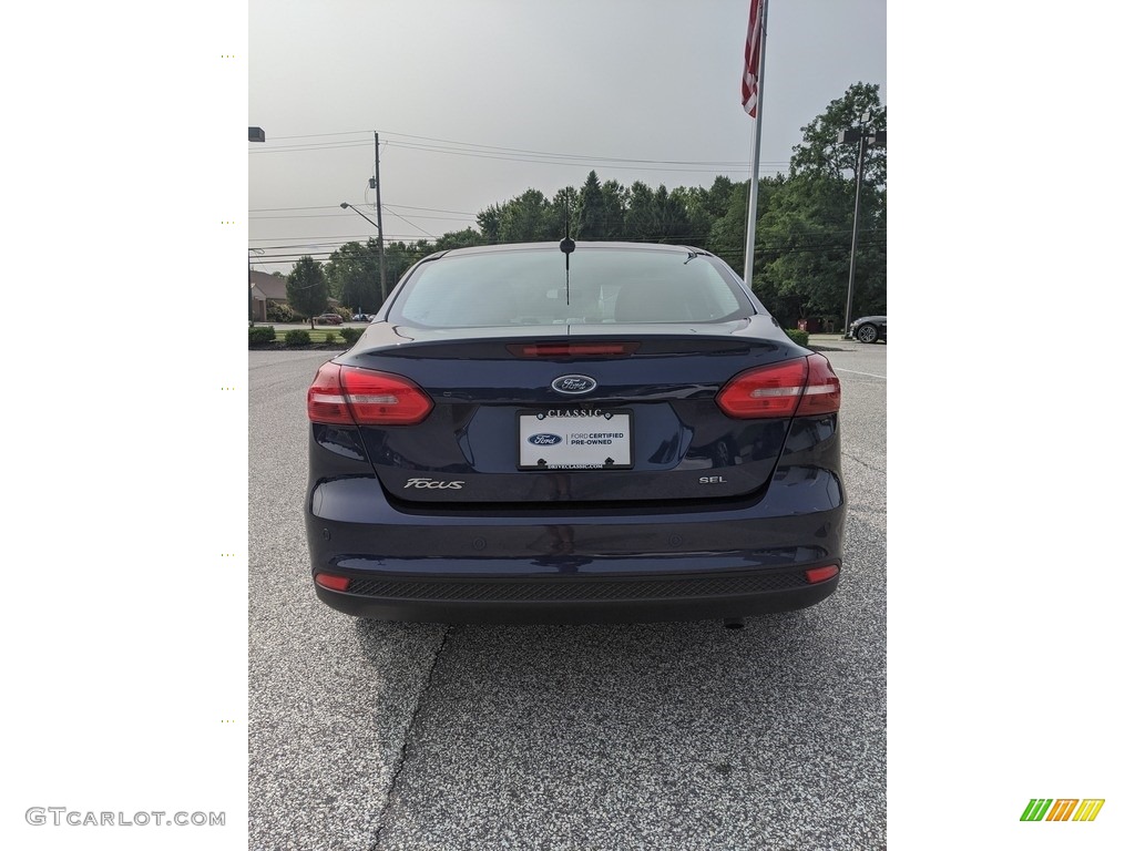 2017 Focus SEL Sedan - Kona Blue / Charcoal Black photo #6