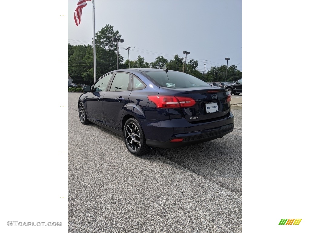 2017 Focus SEL Sedan - Kona Blue / Charcoal Black photo #7