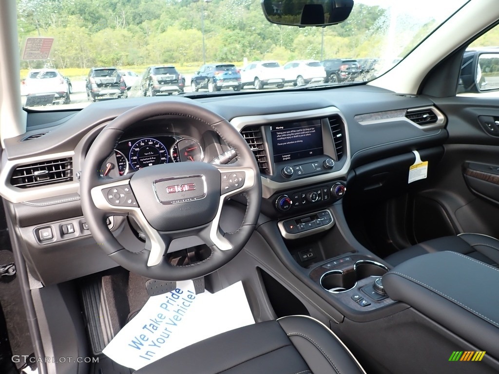 Jet Black Interior 2021 GMC Acadia Denali AWD Photo #139537046