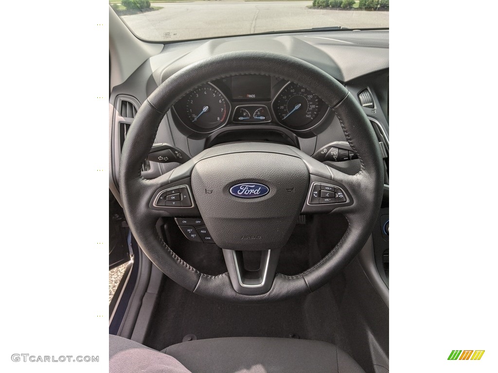 2017 Focus SEL Sedan - Kona Blue / Charcoal Black photo #9