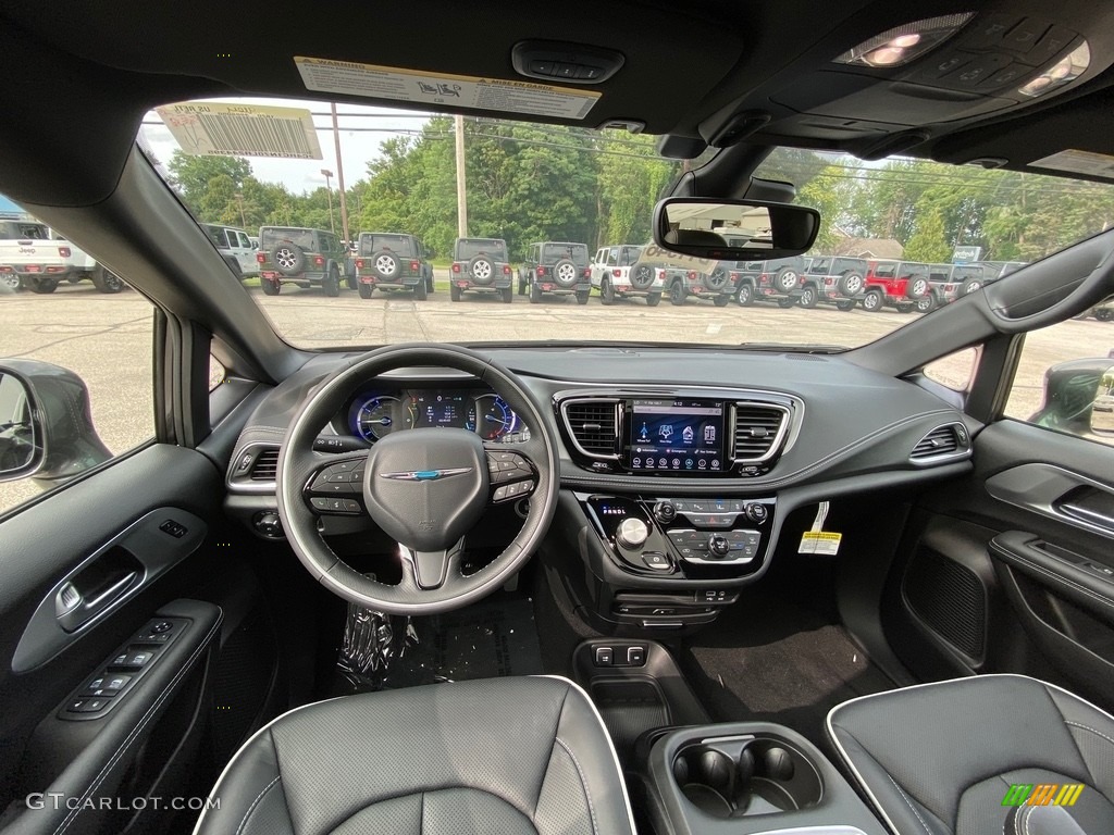 Black Interior 2020 Chrysler Pacifica Hybrid Limited Photo #139537126