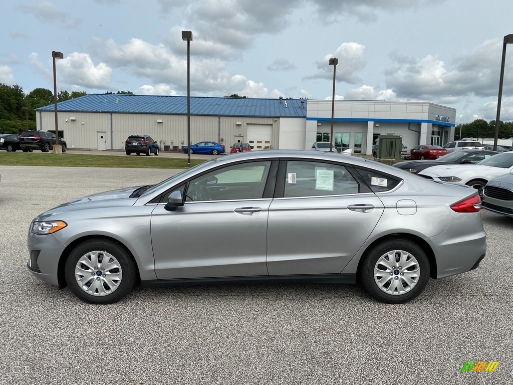 Iconic Silver 2020 Ford Fusion S Exterior Photo #139537268
