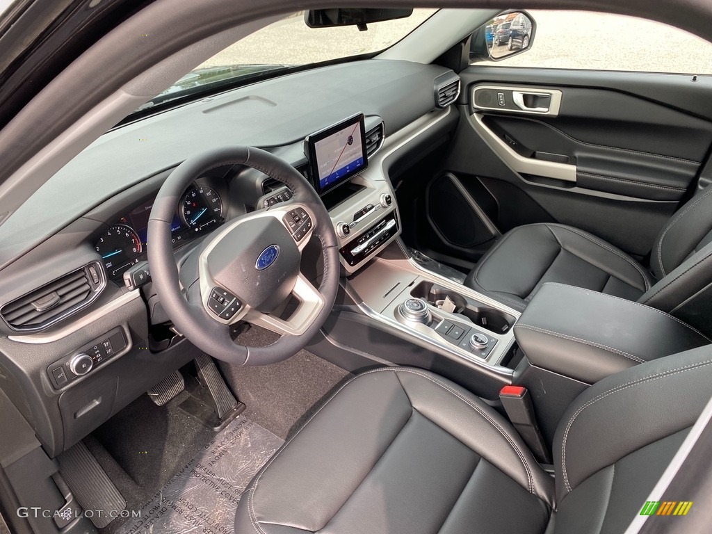 2020 Explorer XLT 4WD - Agate Black Metallic / Ebony photo #4