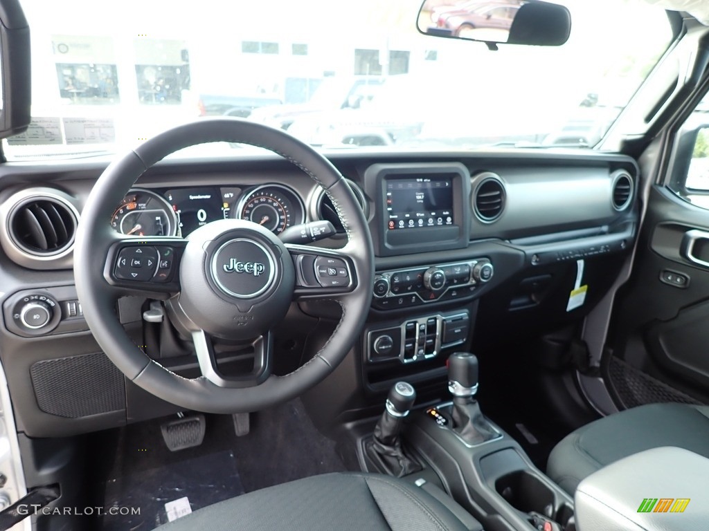 2021 Jeep Wrangler Unlimited Sport 4x4 Black Dashboard Photo #139537692
