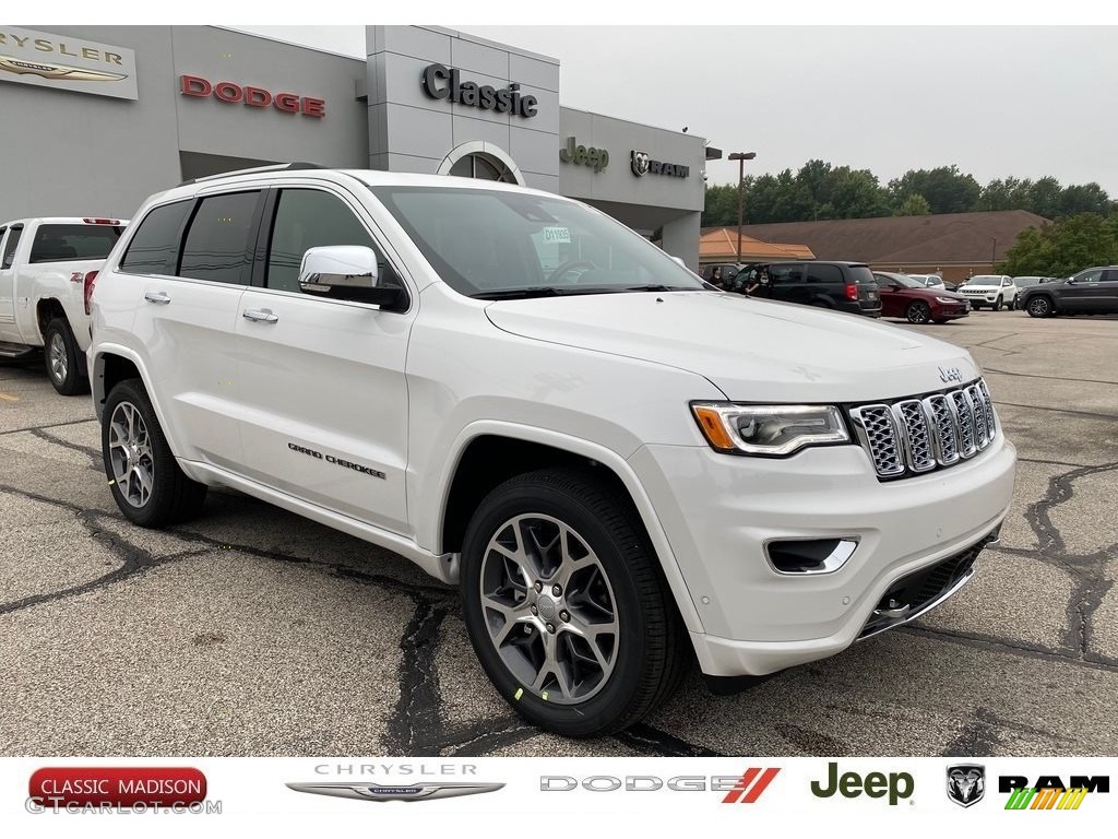 2020 Grand Cherokee Overland 4x4 - Ivory 3-Coat / Black photo #1