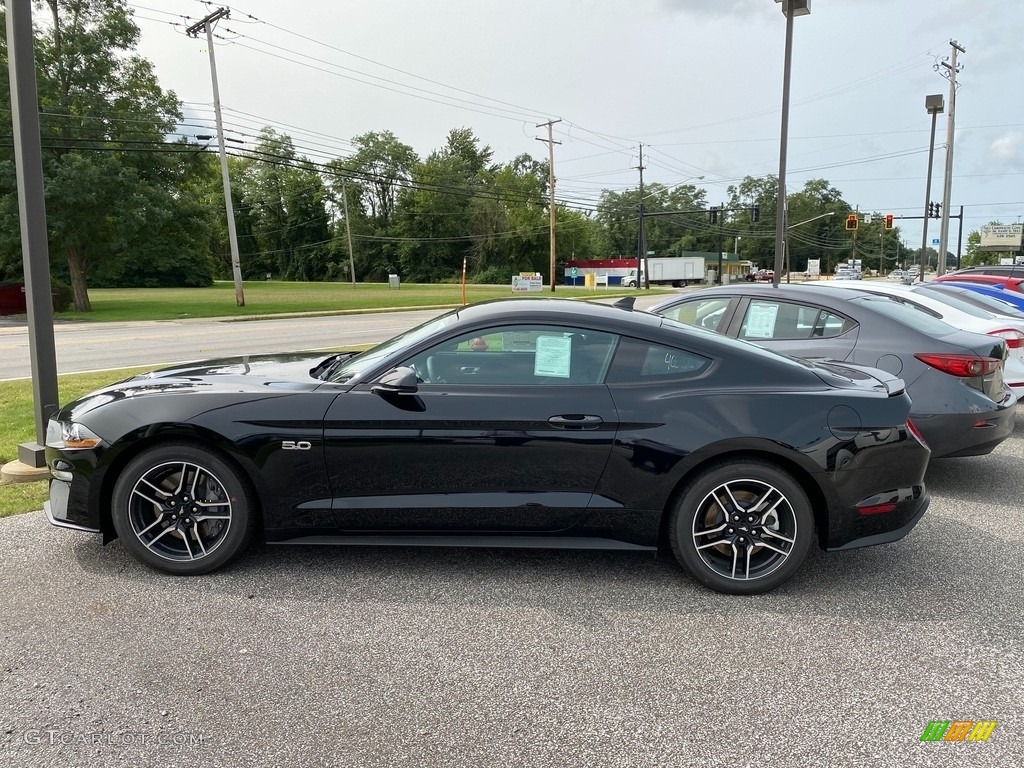Shadow Black 2020 Ford Mustang GT Fastback Exterior Photo #139538235