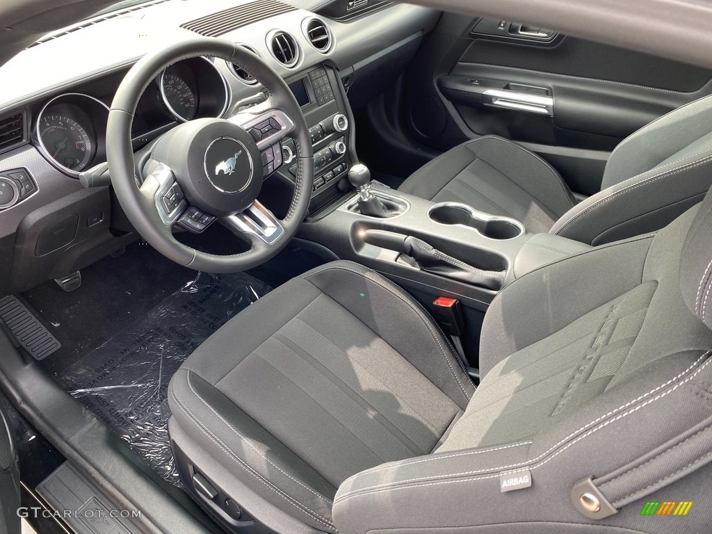 Ebony Interior 2020 Ford Mustang GT Fastback Photo #139538286