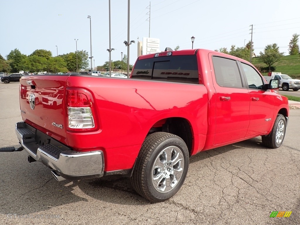 2020 1500 Big Horn Crew Cab 4x4 - Flame Red / Black/Diesel Gray photo #5