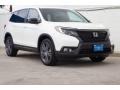 2020 Platinum White Pearl Honda Passport EX-L AWD  photo #1