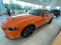2020 Twister Orange Ford Mustang EcoBoost Fastback  photo #2