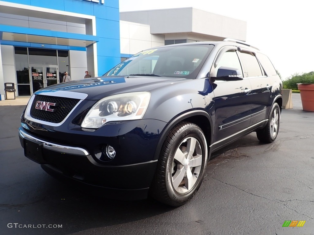 2009 Acadia SLT AWD - Deep Blue Metallic / Ebony photo #2
